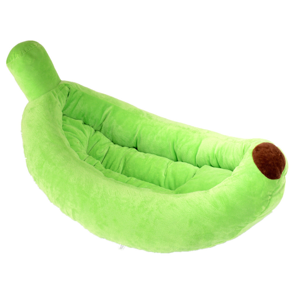 Pet Banana Nest Small Dog Bed Can Be Disassembled And Washed
