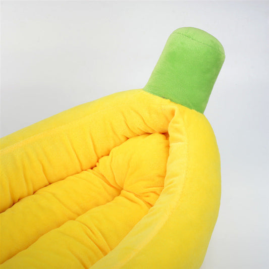Pet Banana Nest Small Dog Bed Can Be Disassembled And Washed